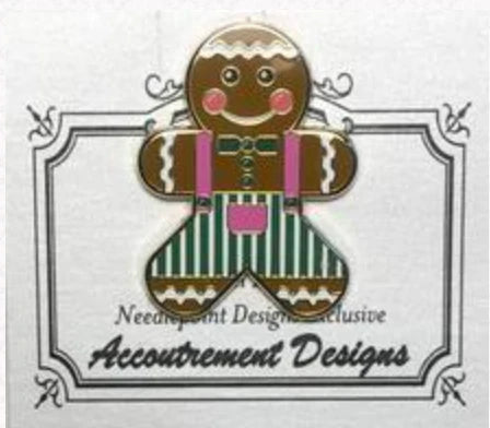 Gingerbread Boy Red Needle Minder