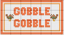 Gobble Gobble Sign Canvas