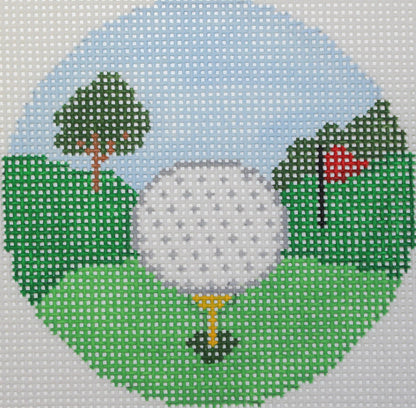 Golf Ball Scene Canvas