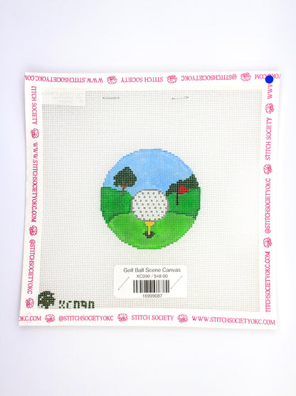 Golf Ball Scene Canvas