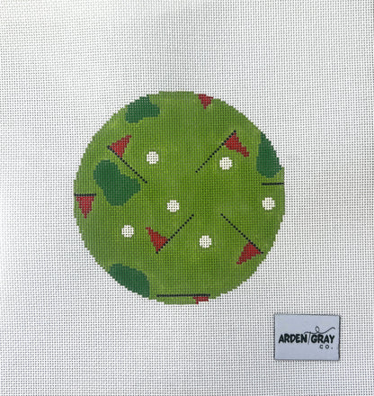 Golfers Round Canvas