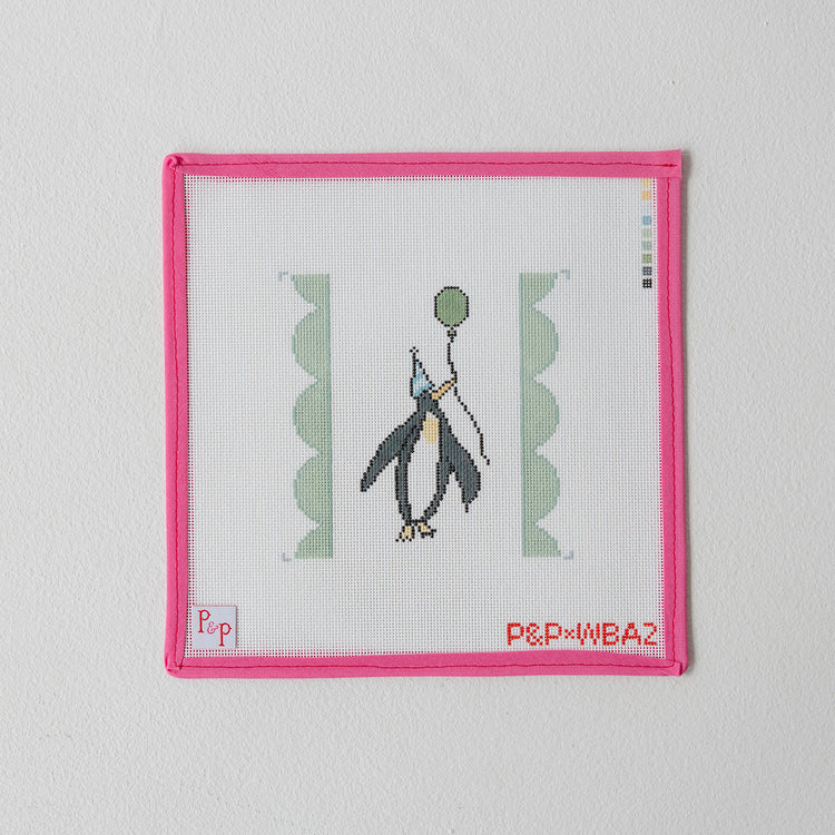 Party Penguin (18 Mesh) Canvas