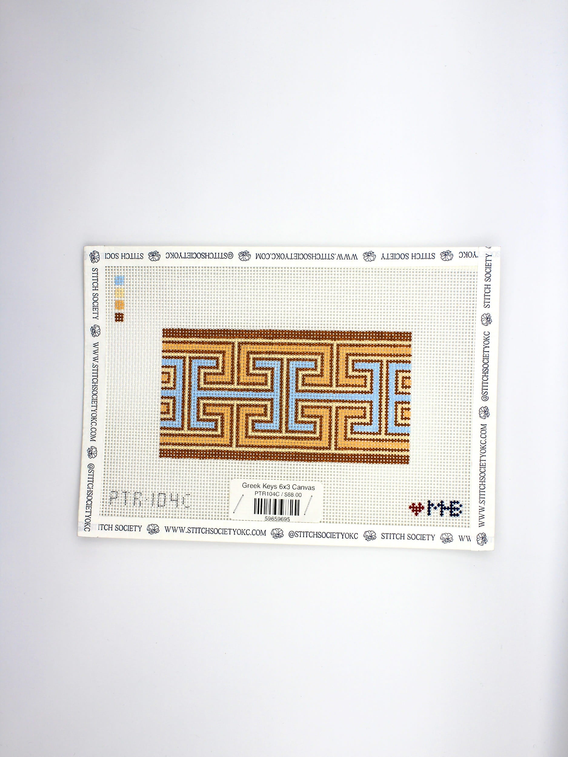 Greek Keys 6x3 Canvas