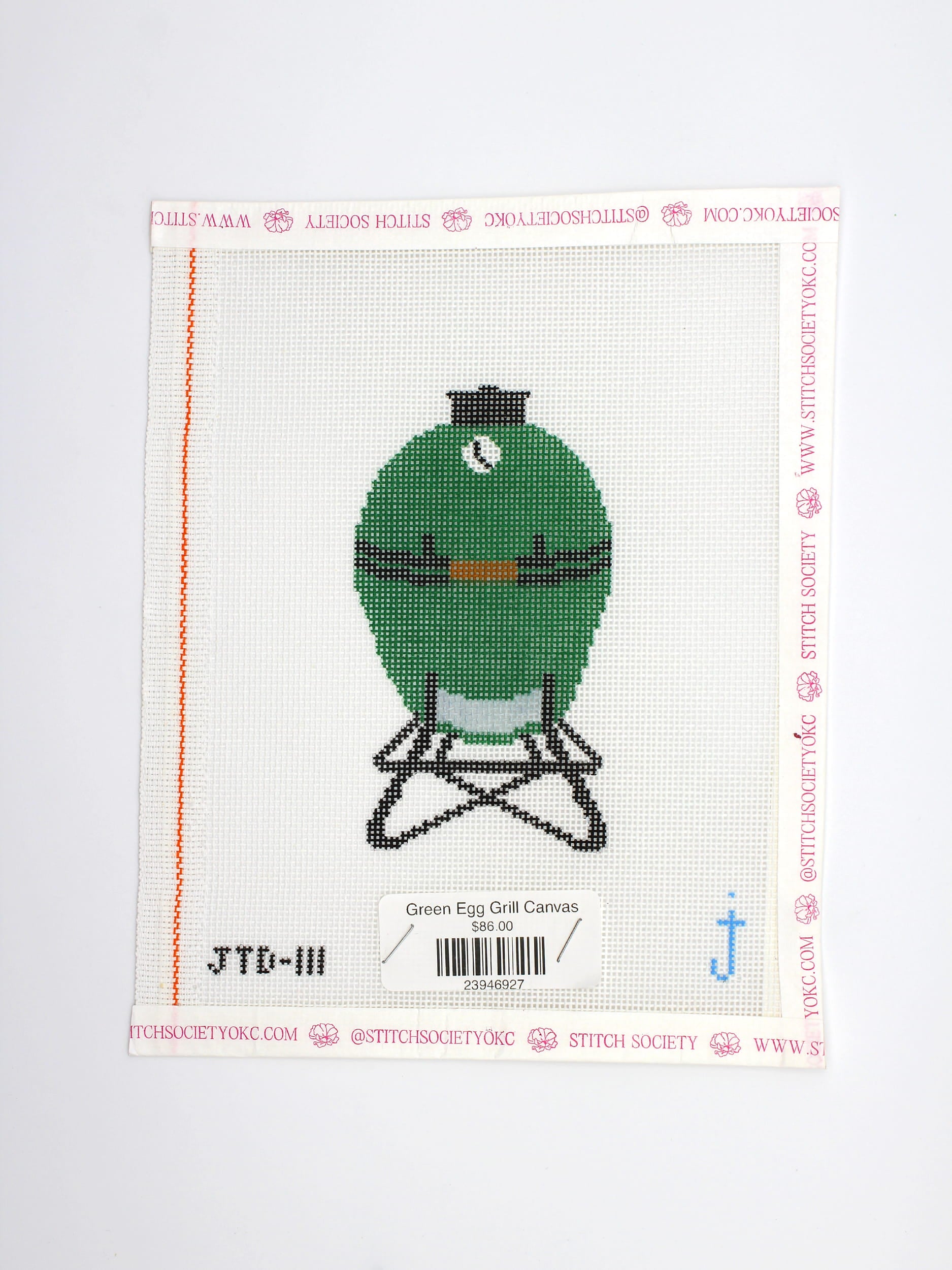 Green Egg Grill Canvas