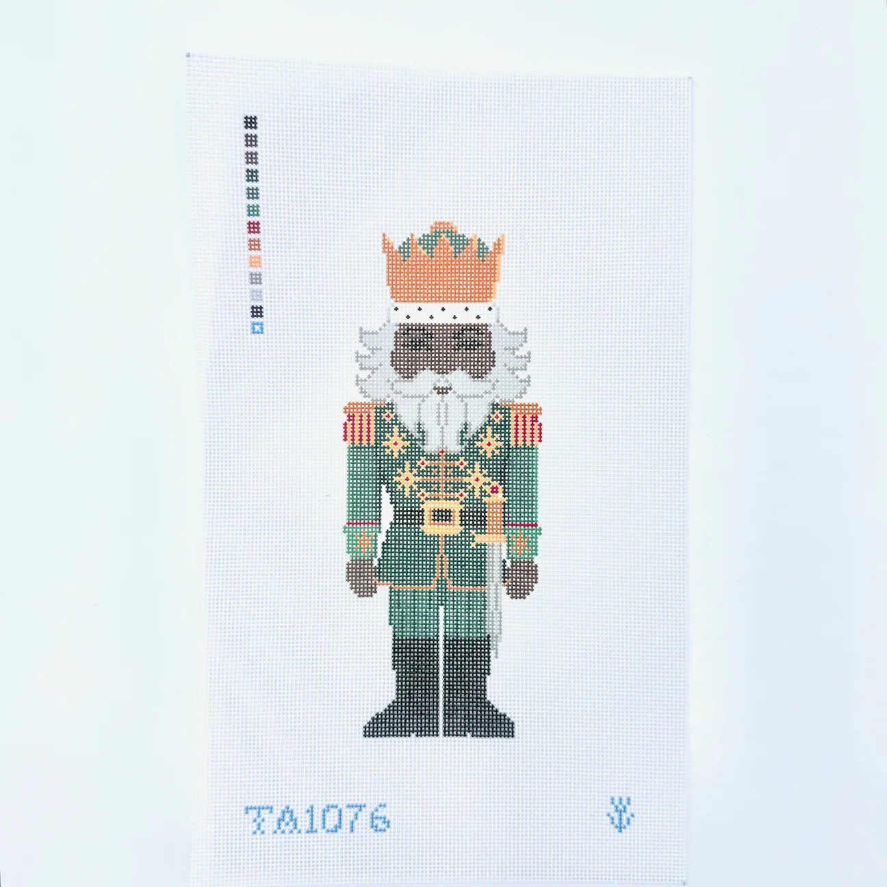 Green Nutcracker Printed Canvas