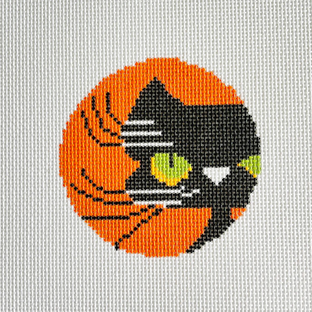 Halloween Black Cat Canvas