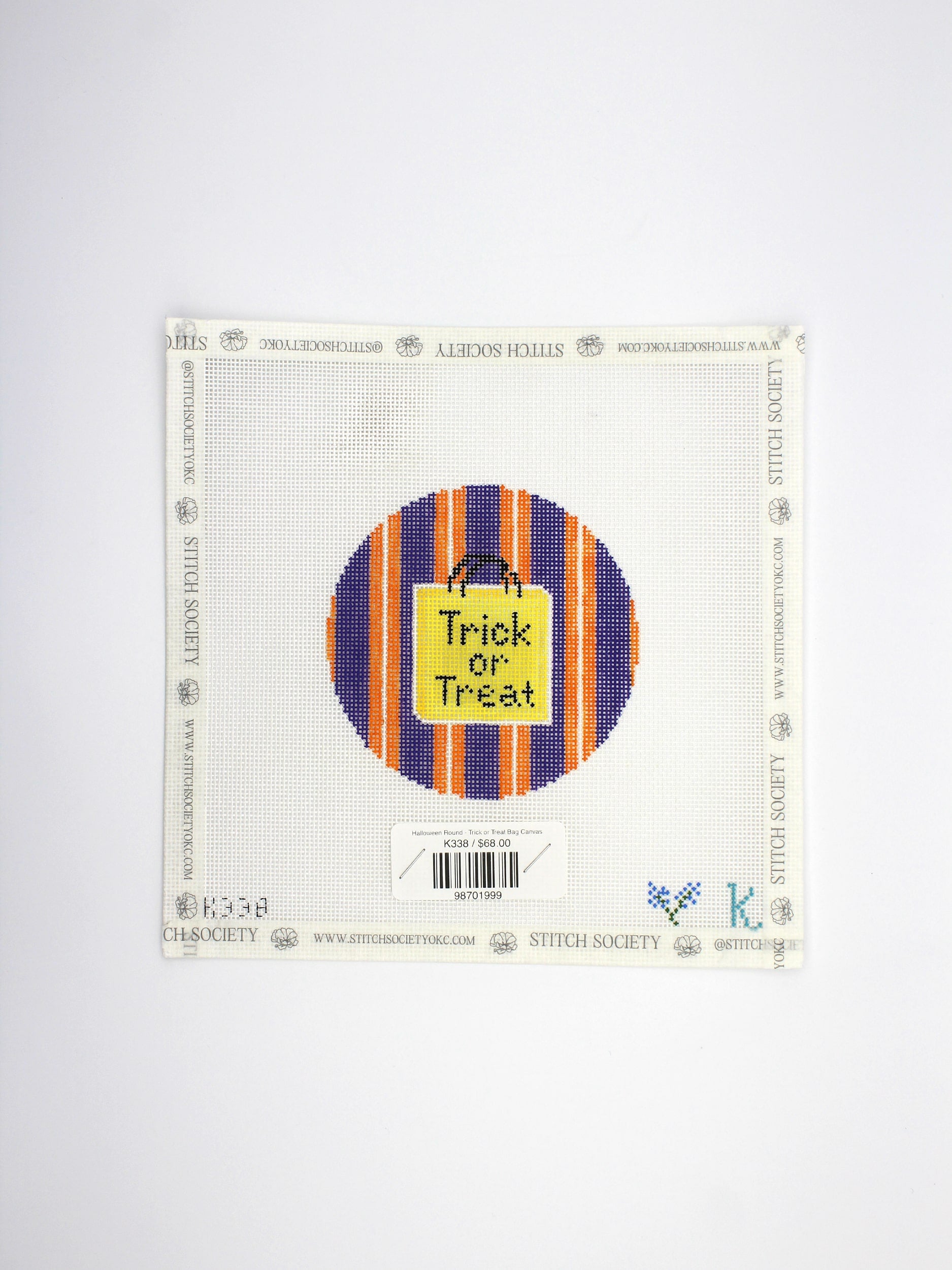 Halloween Round - Trick or Treat Bag Canvas