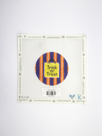 Halloween Round - Trick or Treat Bag Canvas