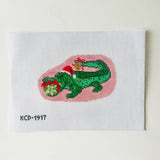 Holiday Alligator Canvas