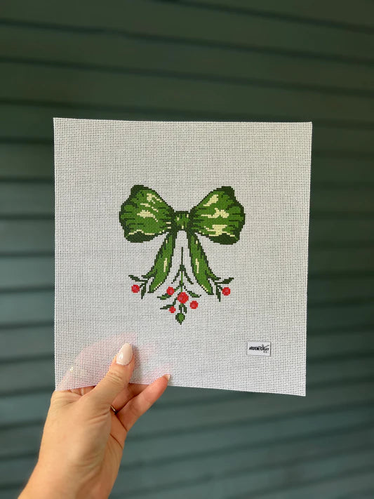 Holiday Bow Canvas
