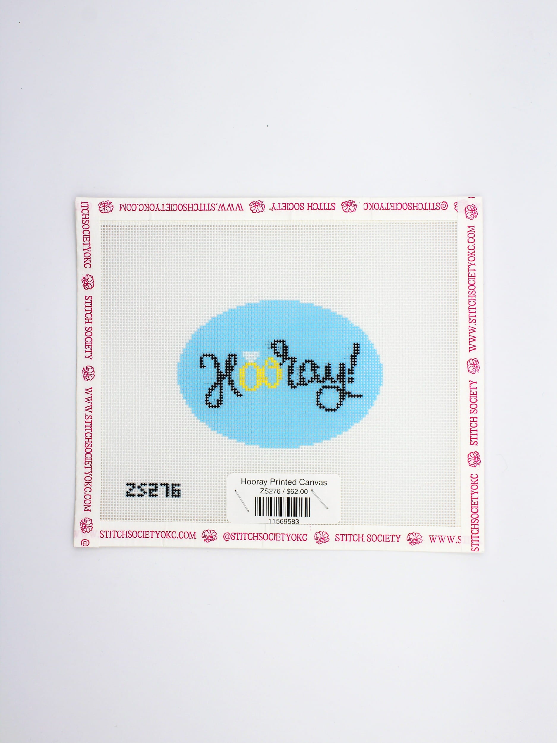 Hooray Printed Canvas