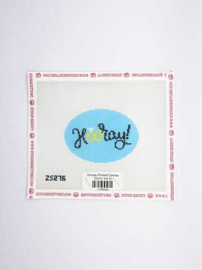 Hooray Printed Canvas