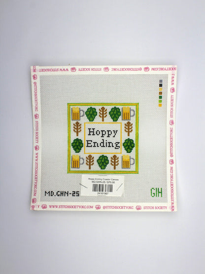 Hoppy Ending Coaster Canvas