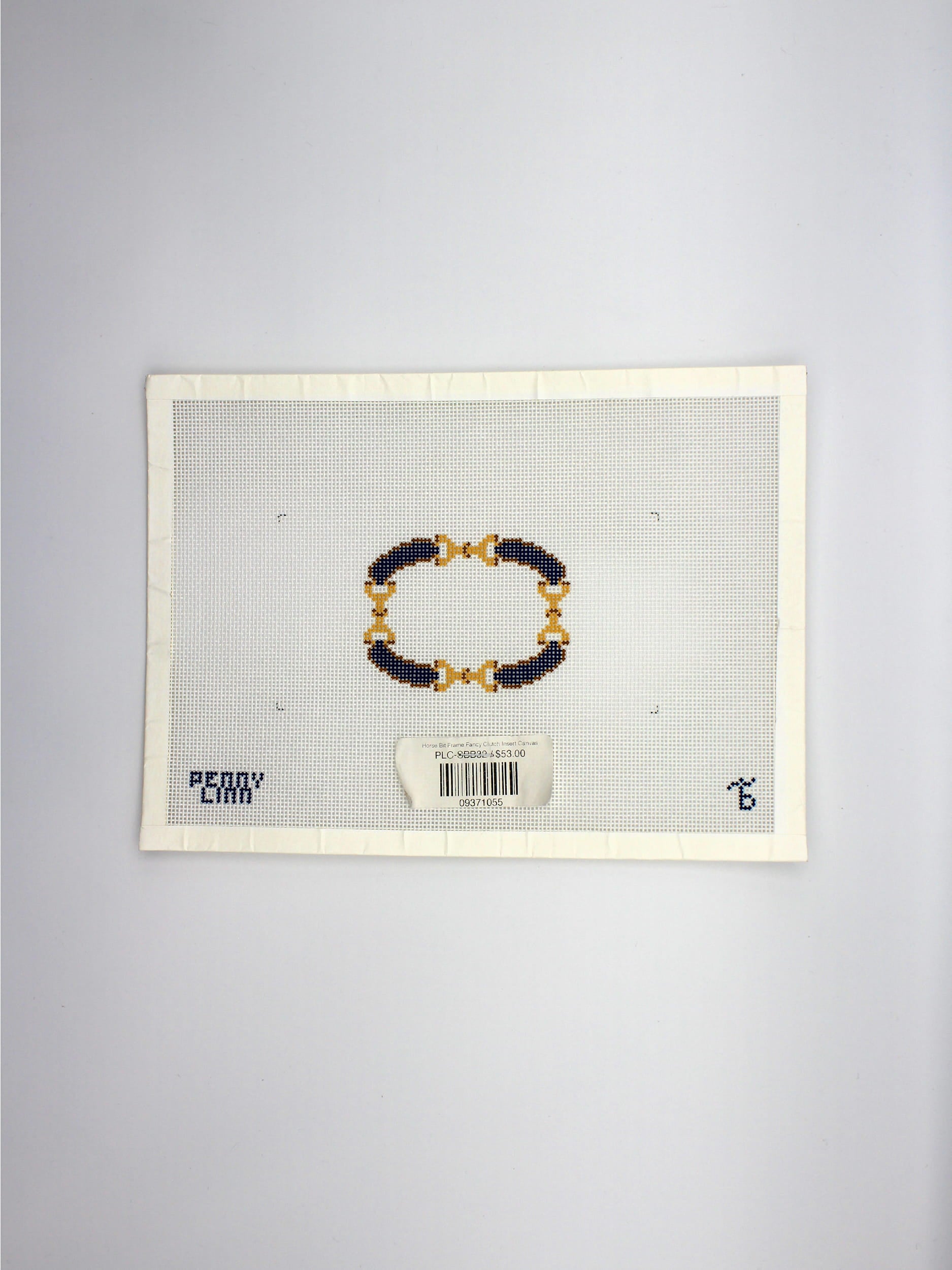 Horse Bit Frame Fancy Clutch Insert Canvas