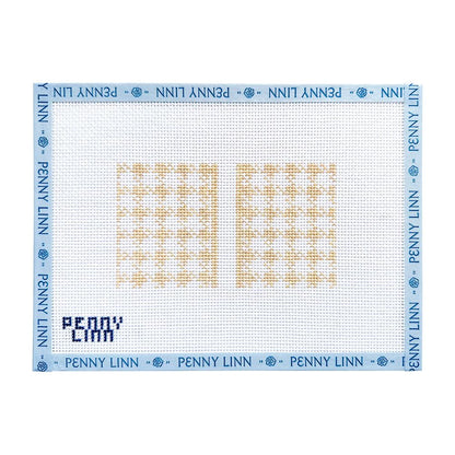 Houndstooth Fanch Clutch Insert Canvas