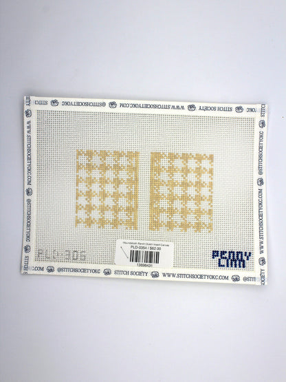 Houndstooth Fanch Clutch Insert Canvas