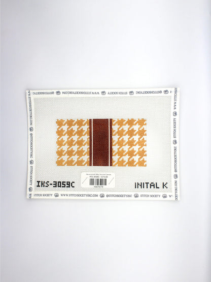 Houndstooth Mini Neutral Canvas