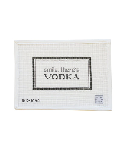 Smile There's Vodka Canvas