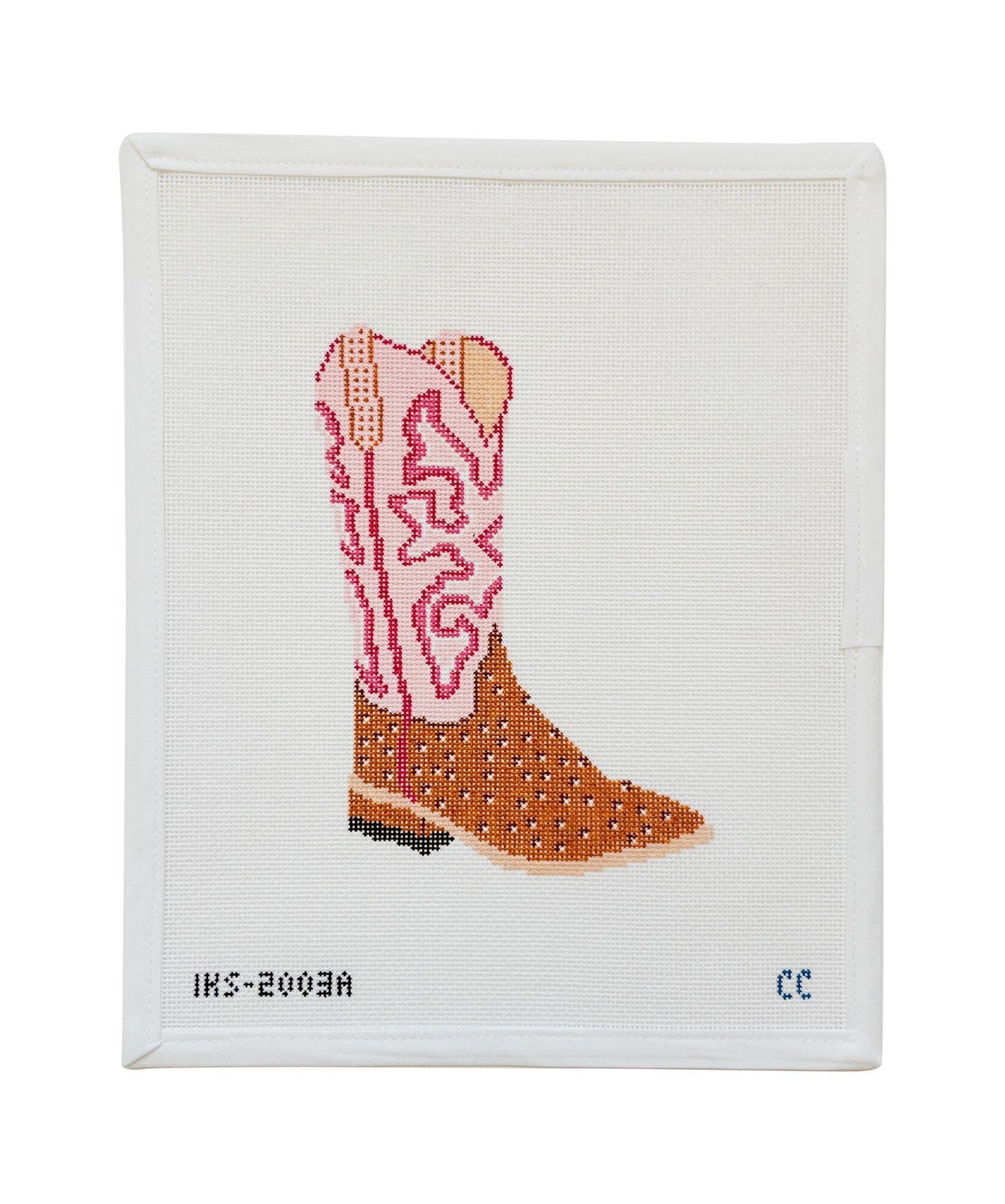 Pink Cowboy Boot Canvas