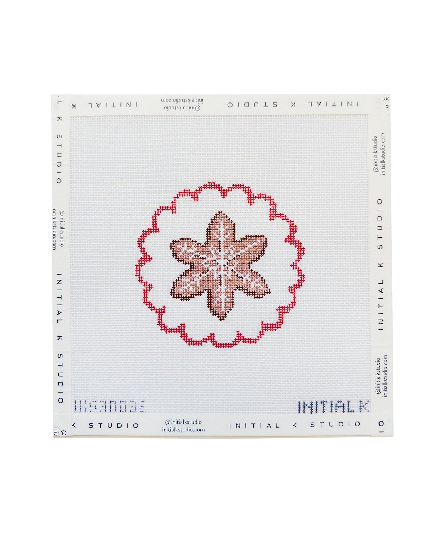 Snowflake Cookie Ornament Canvas