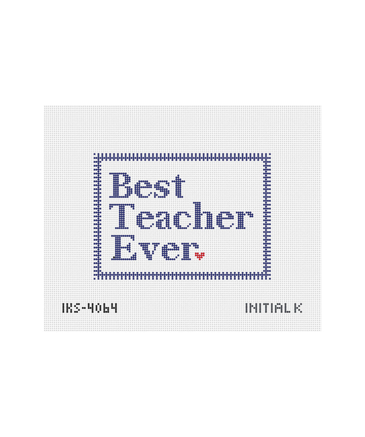 Best Teacher Canvas