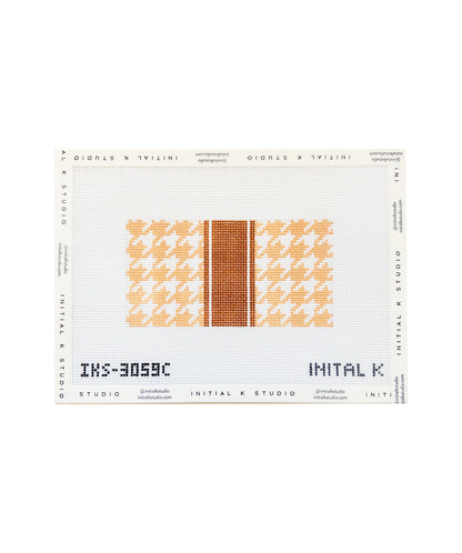 Houndstooth Mini Neutral Canvas
