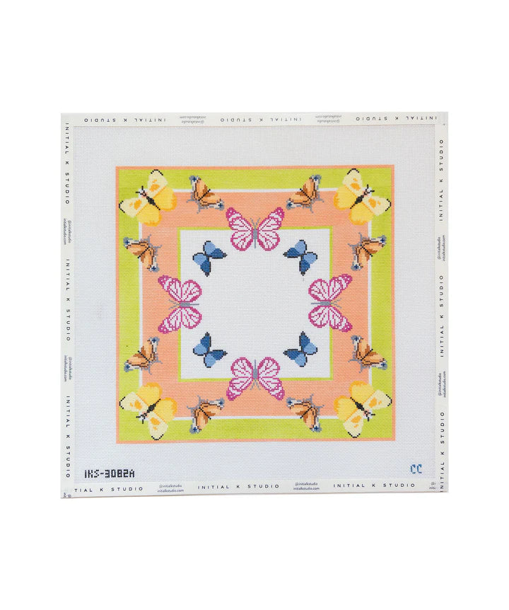 Bright Butterfly Scarf Canvas