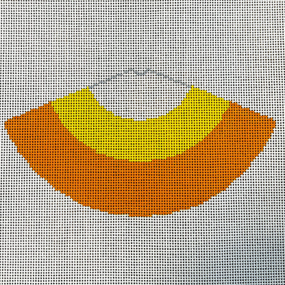 3-D Candy Corn Canvas