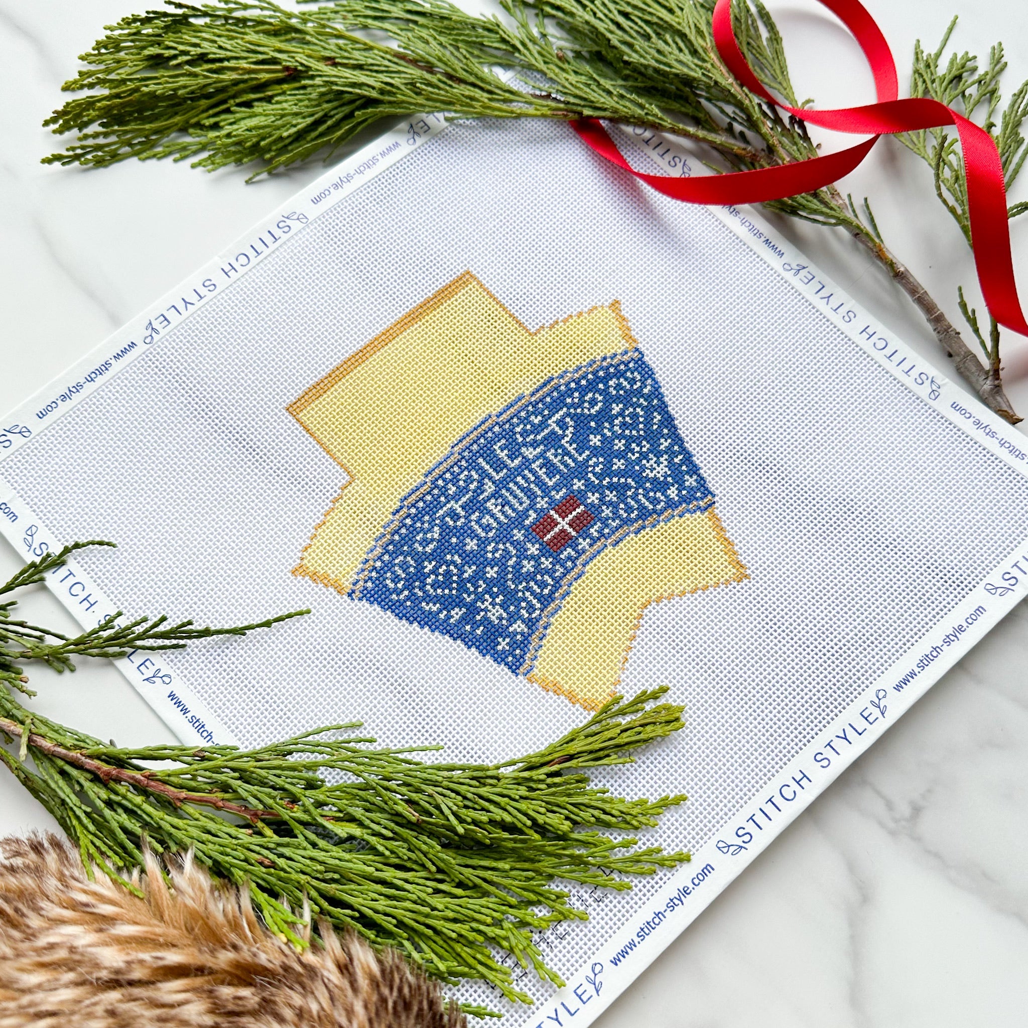 3D Wedge of Guyere Cheese Canvas