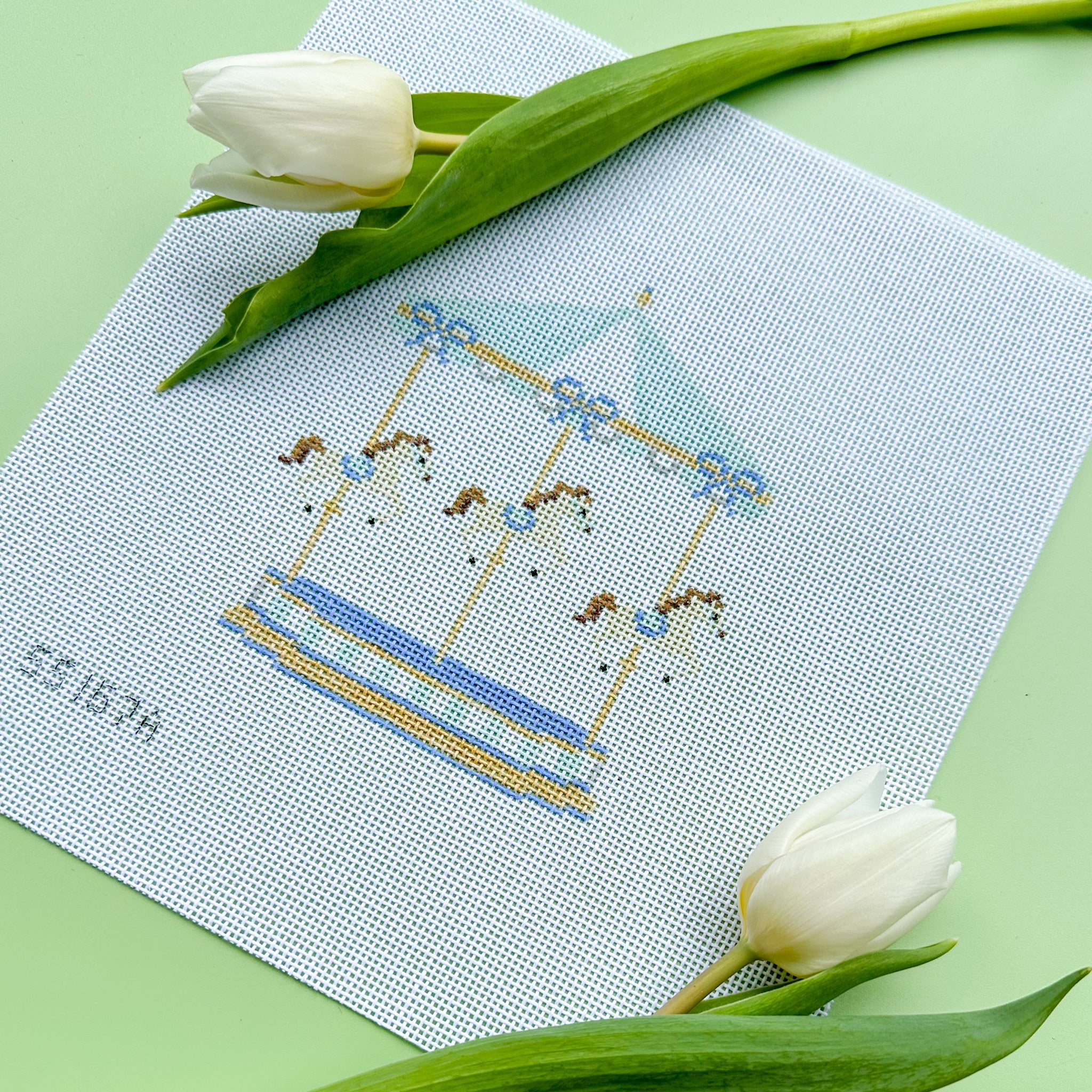 Carousel Series Canvas - Blue Baby