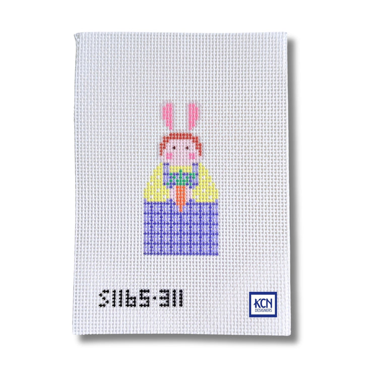 Boy Bunny Angel Needlepoint Canvas