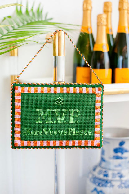 More Veuve Please - Green Canvas