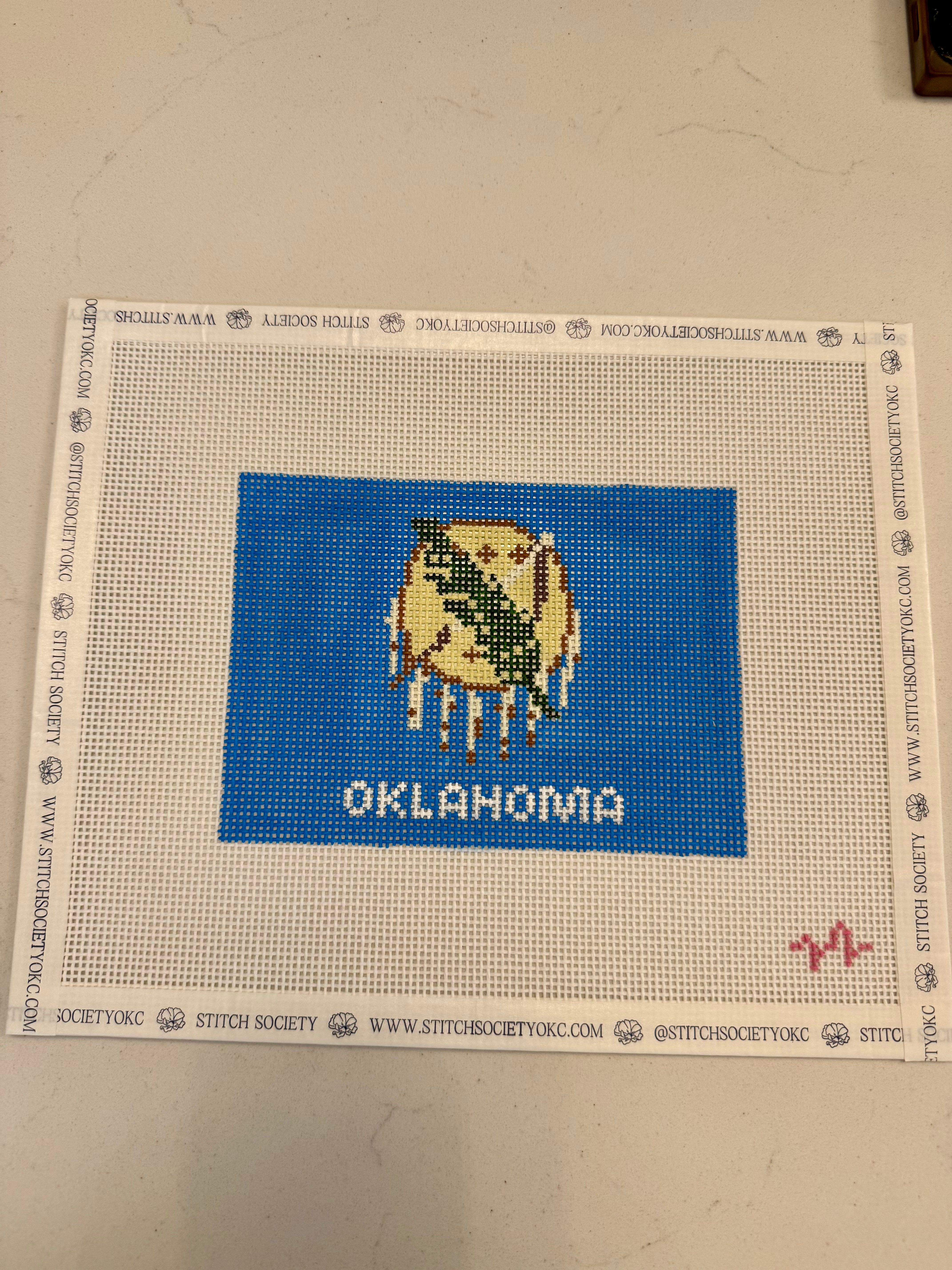 Oklahoma State Flag Canvas