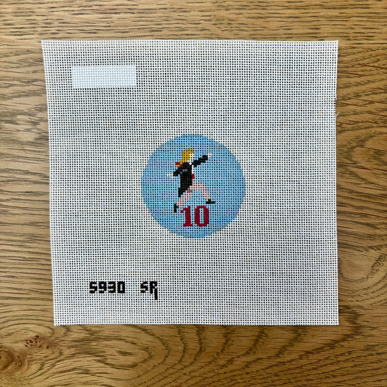 Twelve Days, 2.5" Rounds Day Ten - Lords Canvas