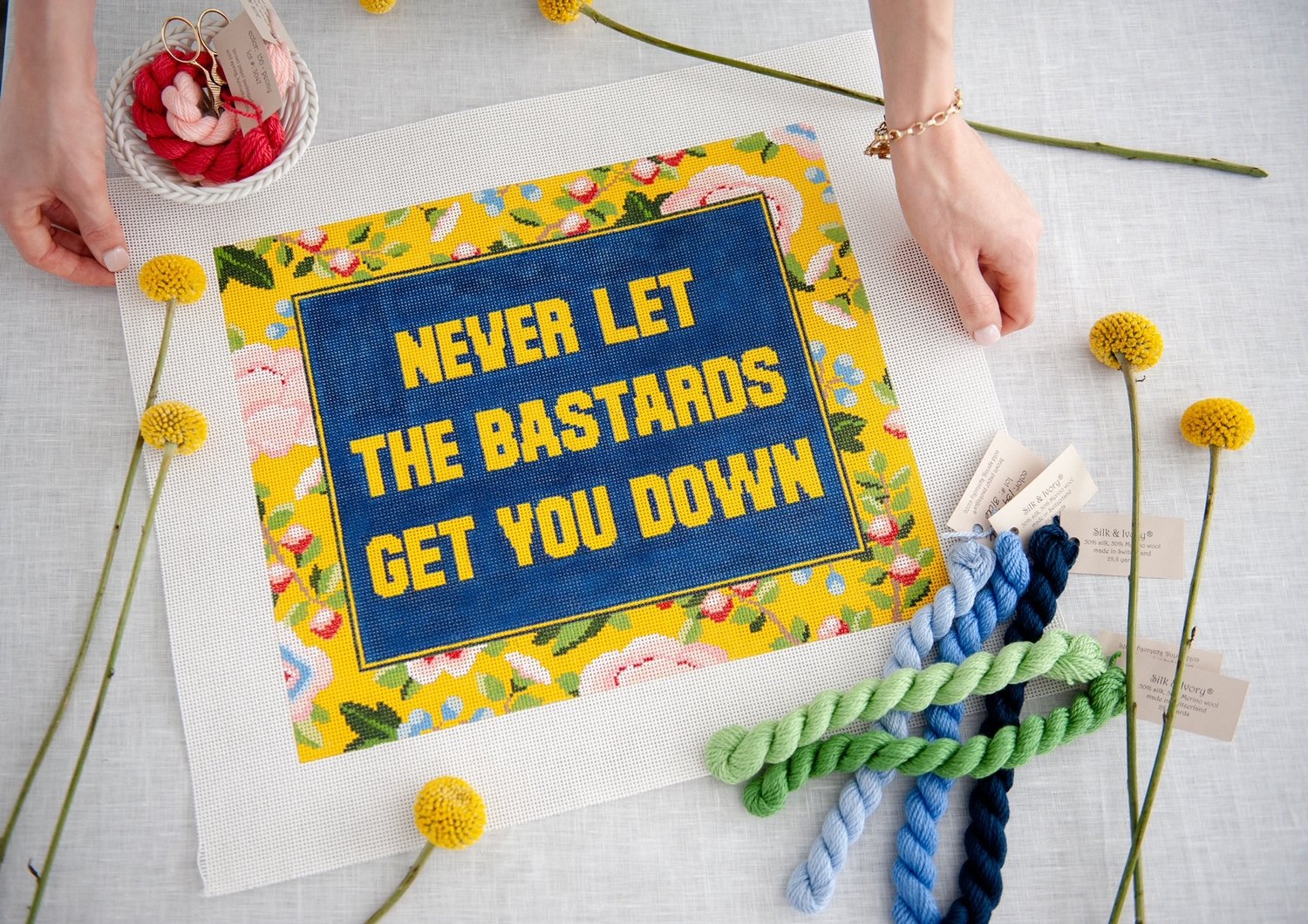Never Let the Bastards Canvas