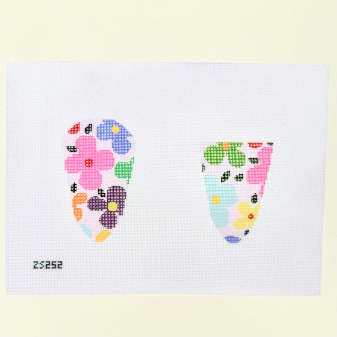 Flower Power Scissors Case Printed Canvas