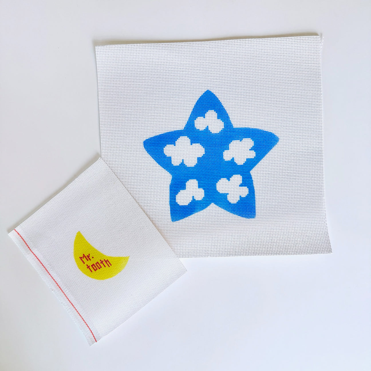 Blue Star Toothfairy Pillow Canvas