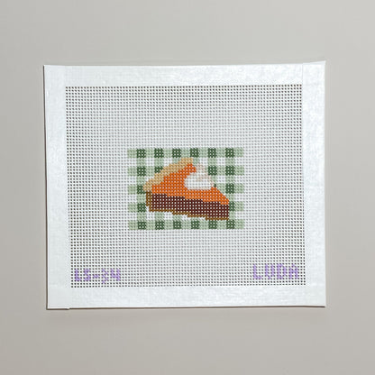 Gingham Pumpkin Pie Canvas