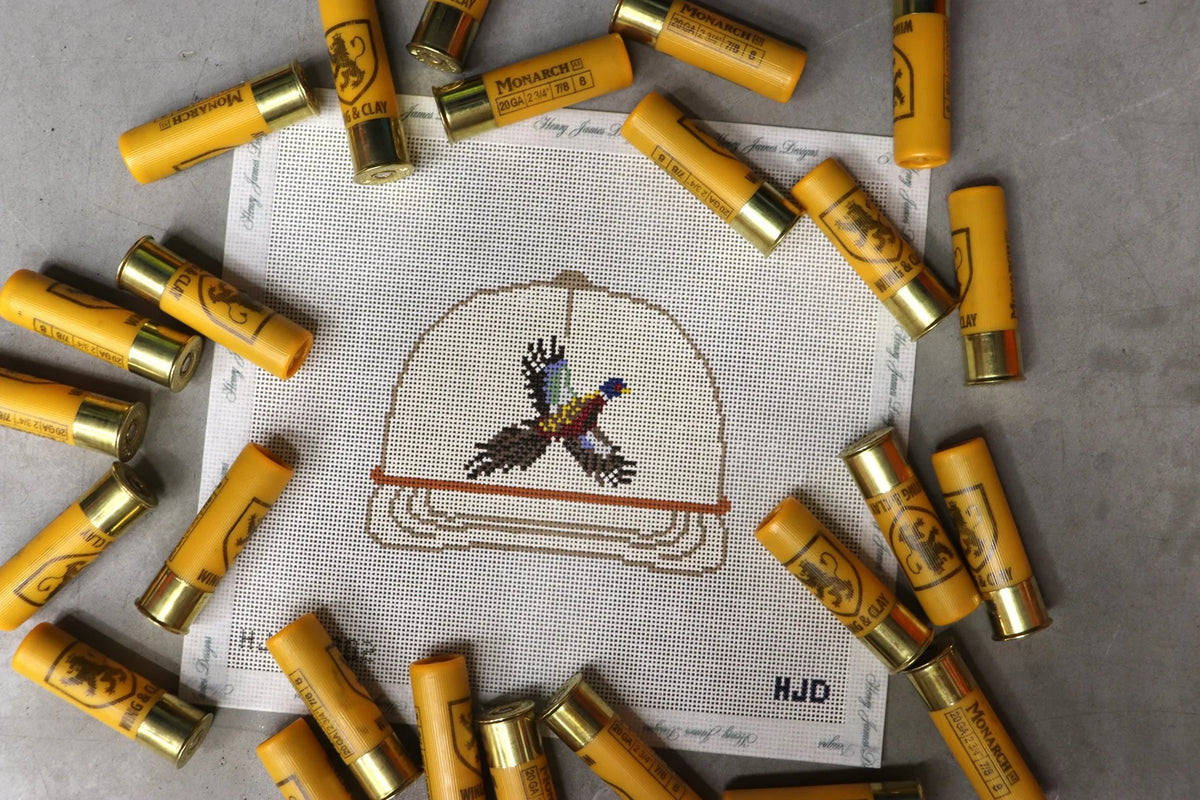 The Flying Pheasant Hat Canvas
