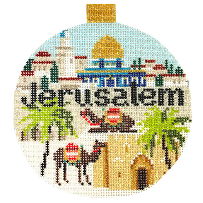 Travel Round - Jerusalem Canvas