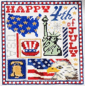 July 4th Sampler Canvas