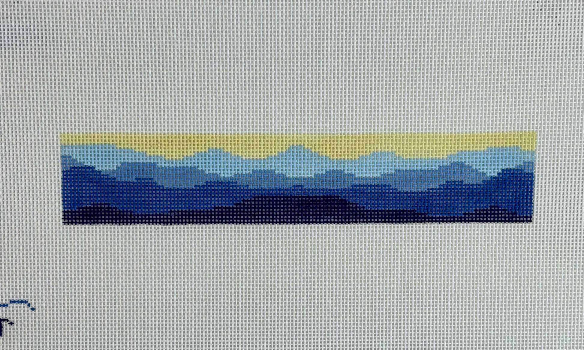 Blue Ridge Key Fob Canvas