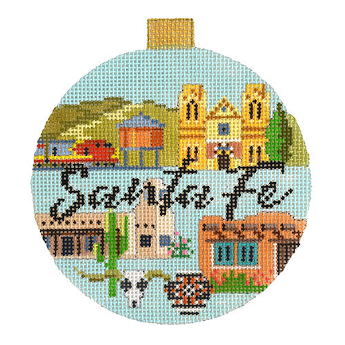 Travel Round Canvas - Santa Fe
