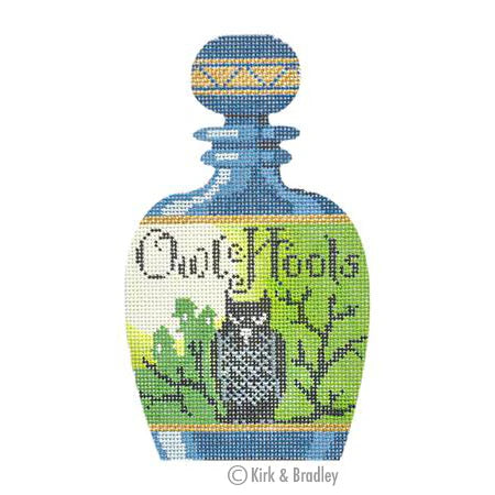 Owl Hoots Poison Bottle Canvas