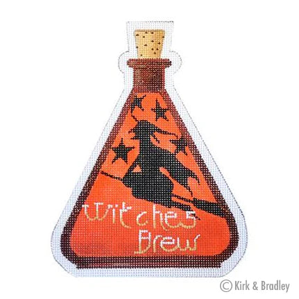 Witches Brew Poison Bottle Canvas