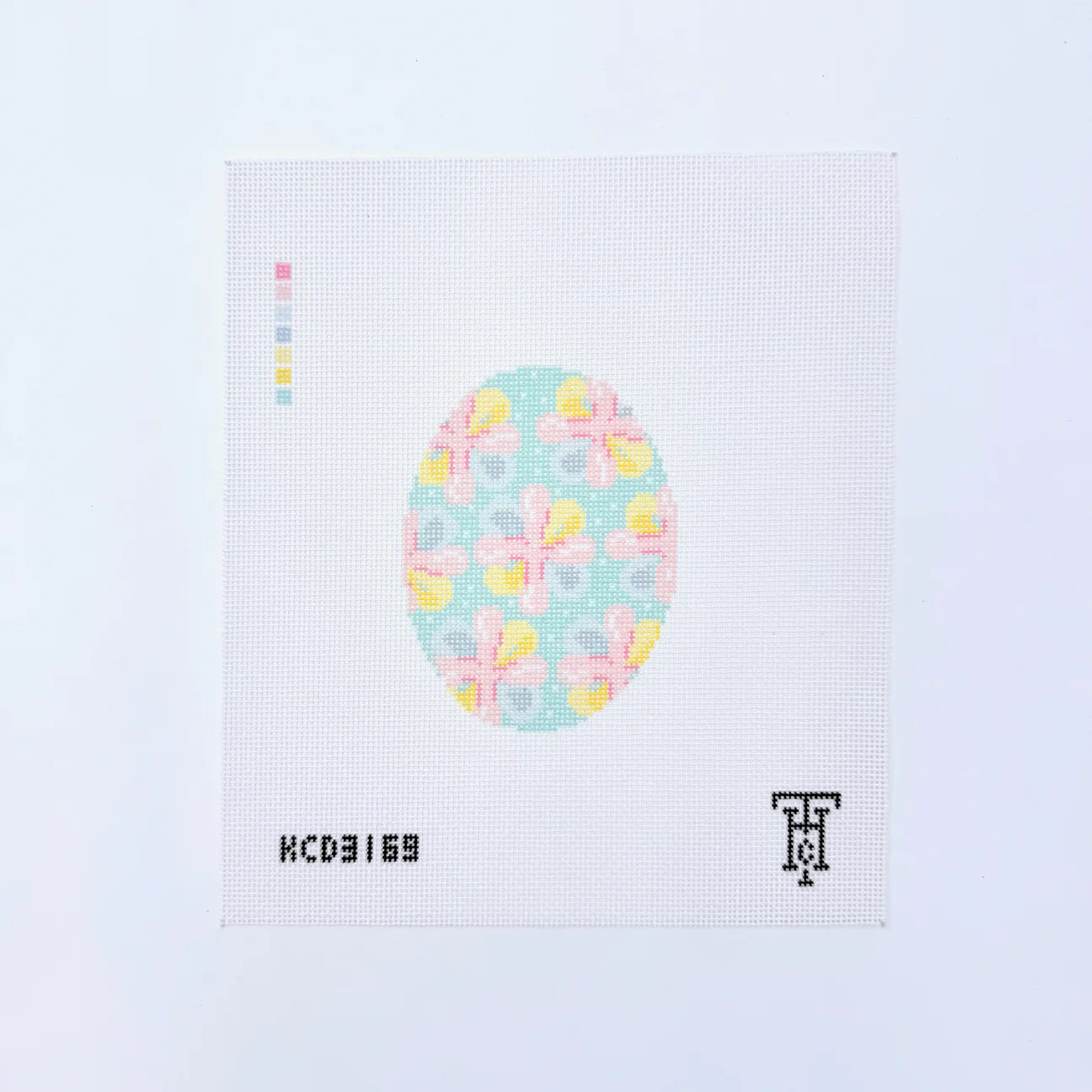 Ribbons Easter Egg Printed Canvas