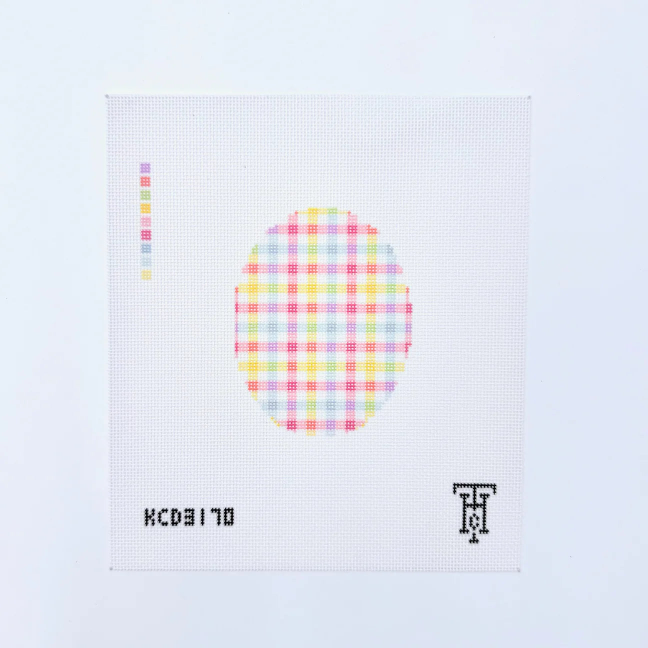 Tattersall Easter Egg Printed Canvas