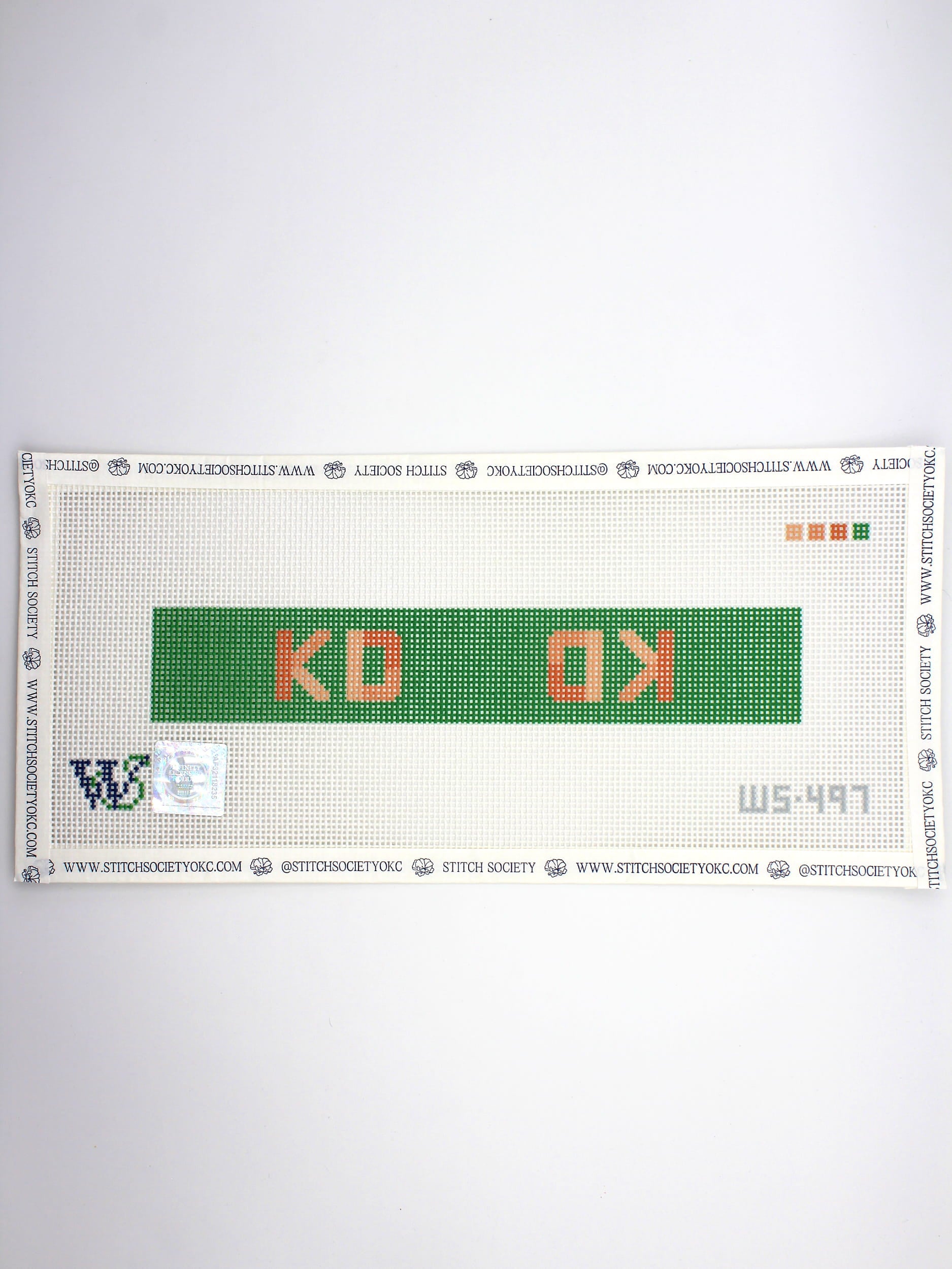 Kappa Delta Key Fob Canvas
