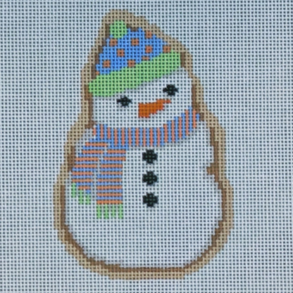 Snowman Cookie Canvas