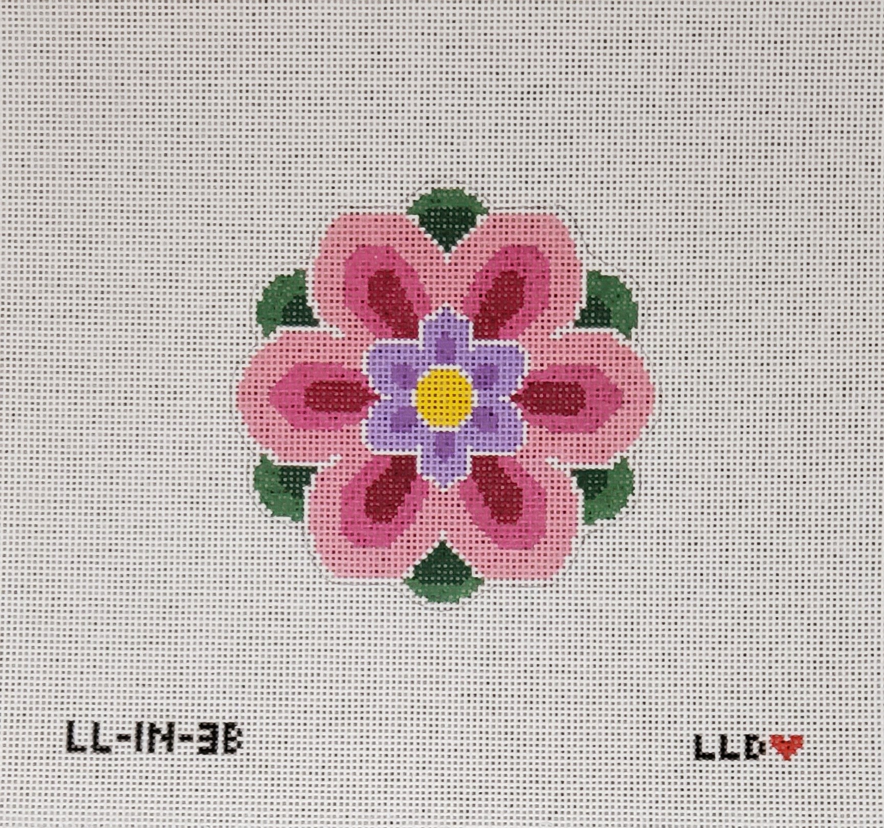 Geometric Flower Insert Pink